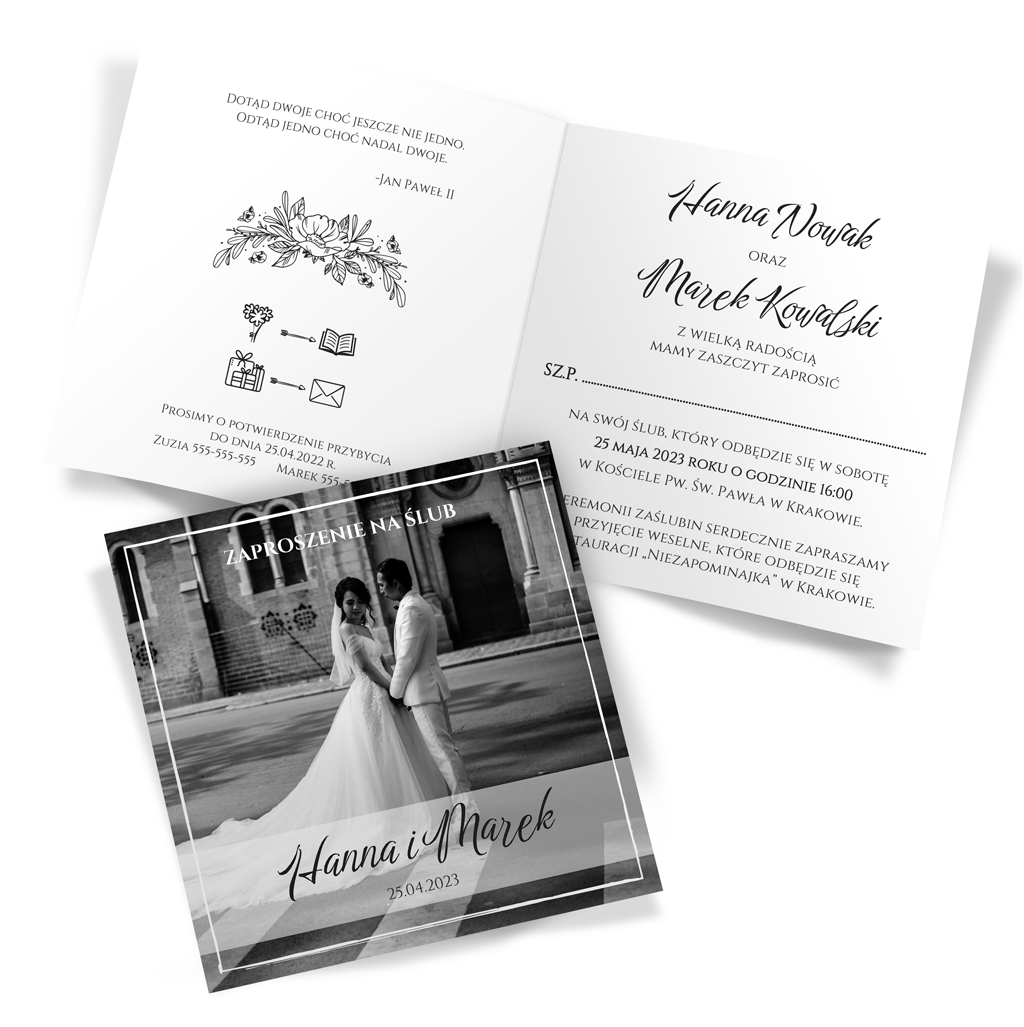 Zaproszenia Ślubne Lisa