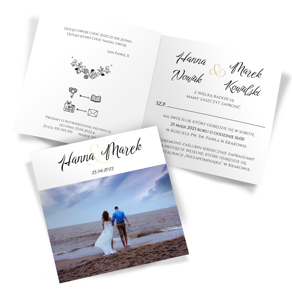 Zaproszenia Ślubne Lisa