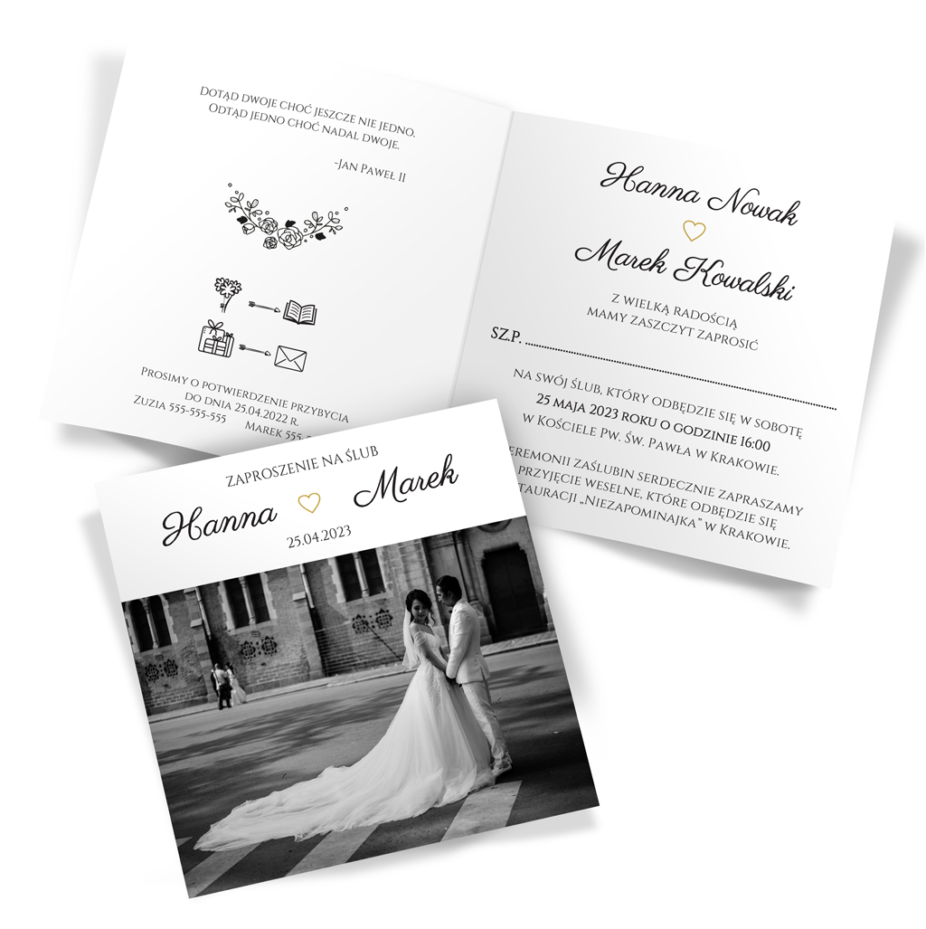 Zaproszenia Ślubne Lisa