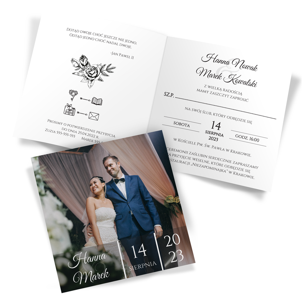 Zaproszenia Ślubne Lisa