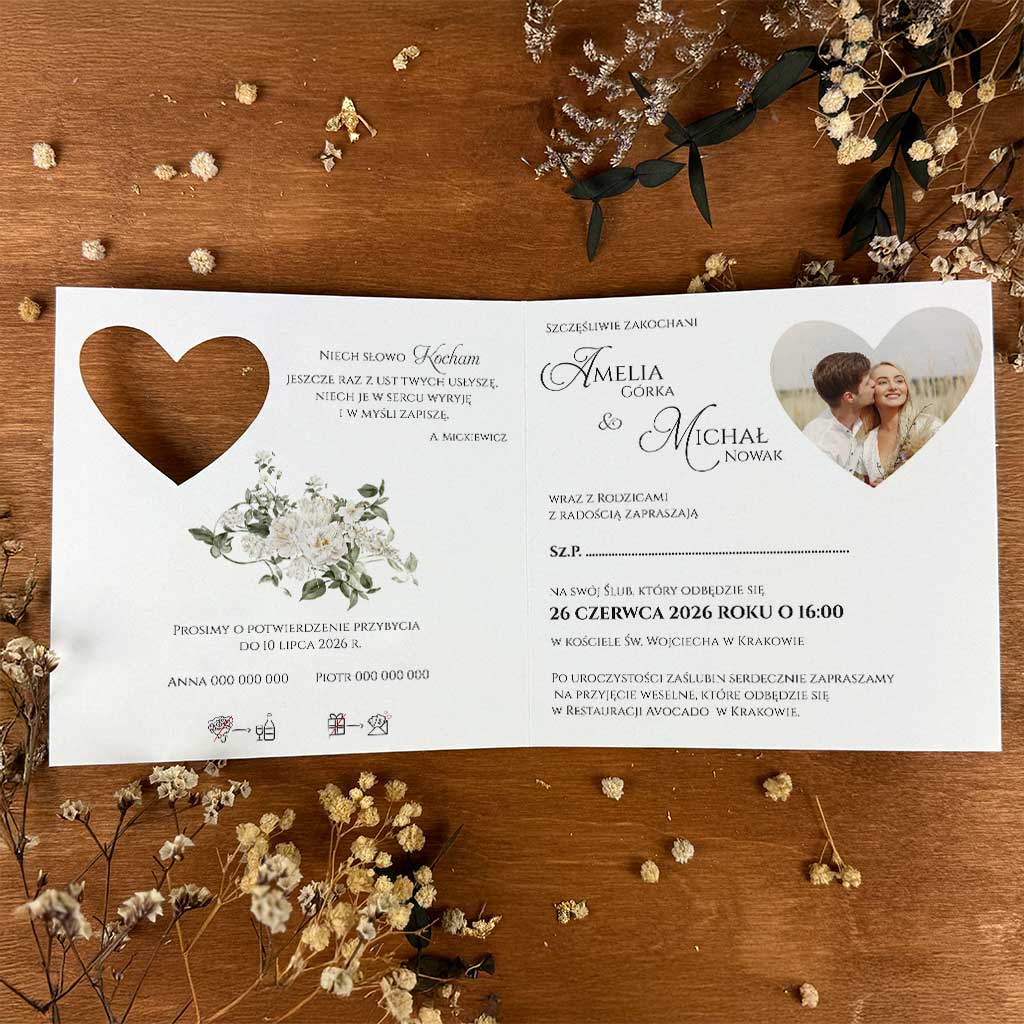 Zaproszenia Ślubne Serafina