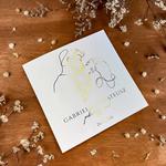 Złocone zaproszenia Ślubne Freja