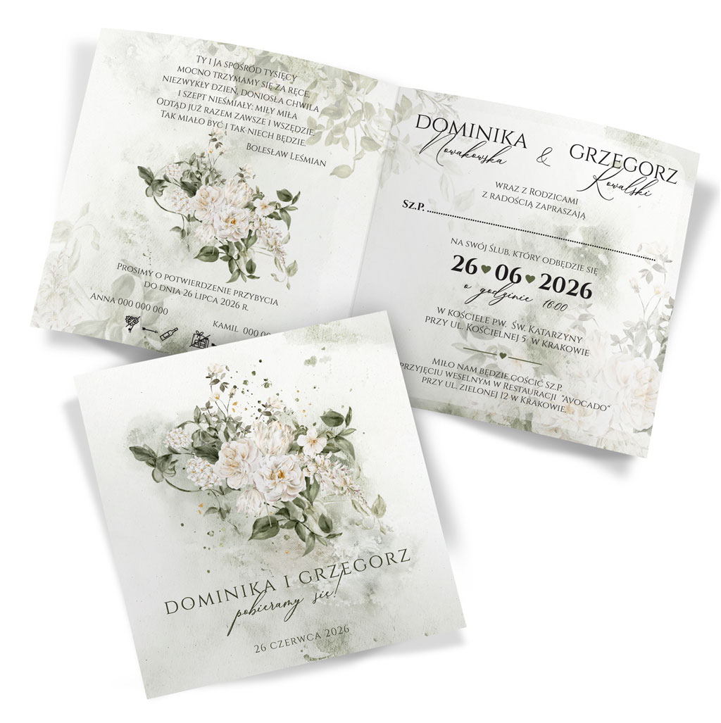 Zaproszenia Ślubne Eliza