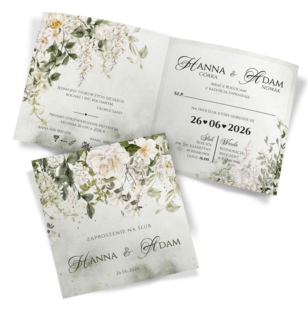 Zaproszenia Ślubne Eliza