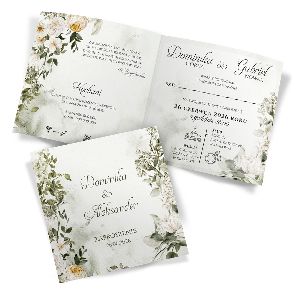 Zaproszenia Ślubne Eliza
