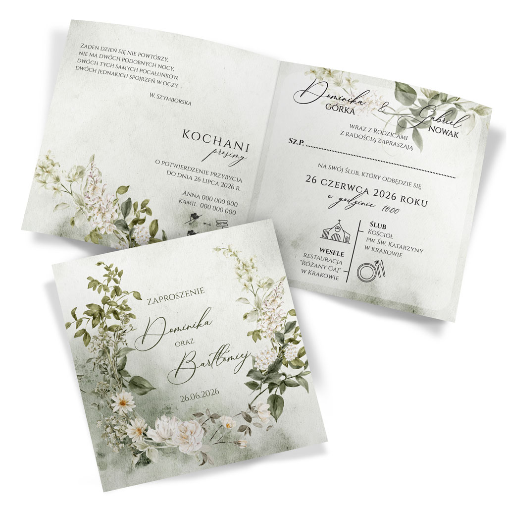Zaproszenia Ślubne Eliza