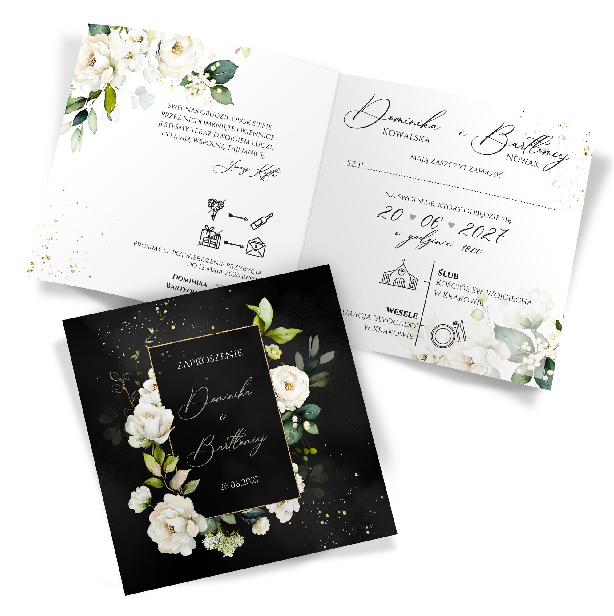 Zaproszenia Ślubne Emilia2