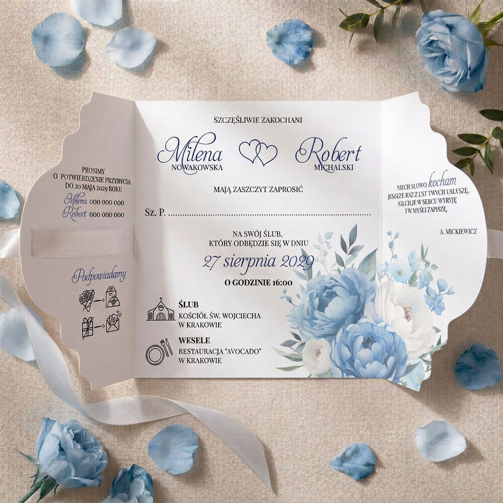 Zaproszenia Ślubne Brama - Alma2 4