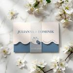 Zaproszenia ślubne falowane - Petra