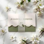 Zaproszenia ślubne falowane - Petra