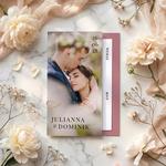 Zaproszenia ślubne ze zdjęciem - Paola2