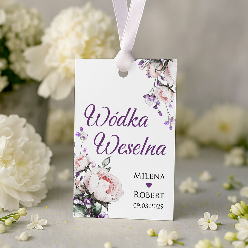 Zawieszki na alkohol 10szt - Oliwia