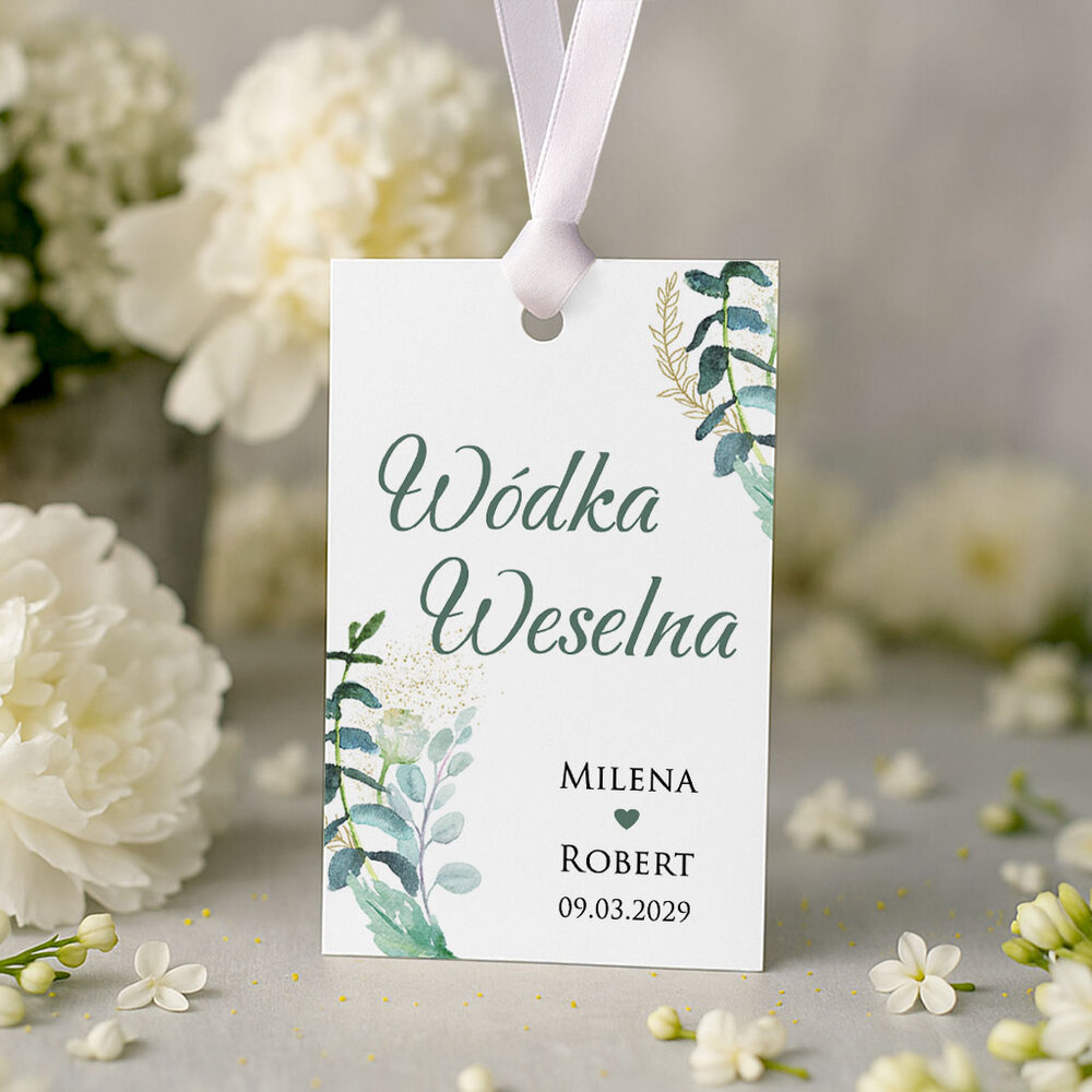 Zawieszki na alkohol 10szt - Oliwia