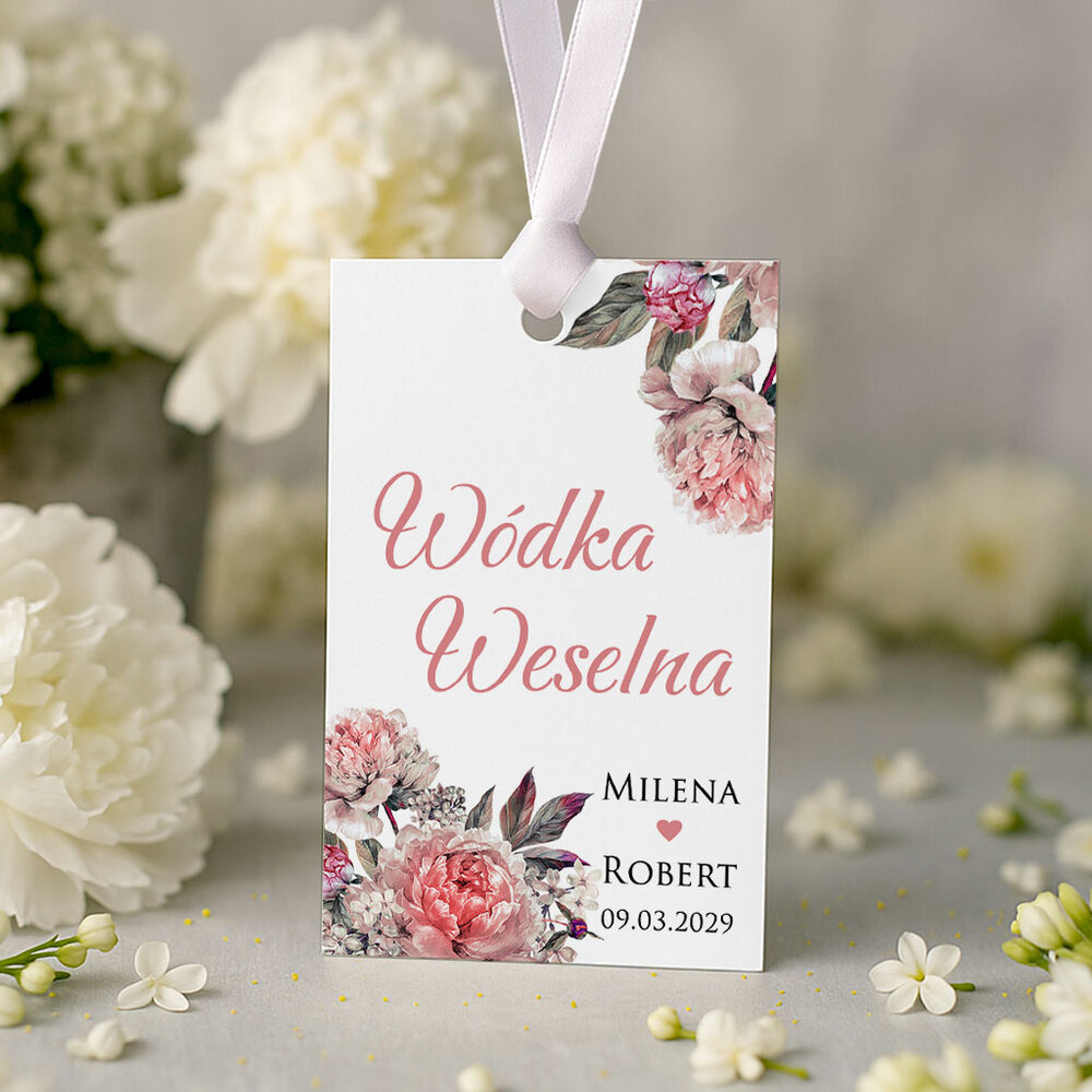 Zawieszki na alkohol 10szt - Ewelina