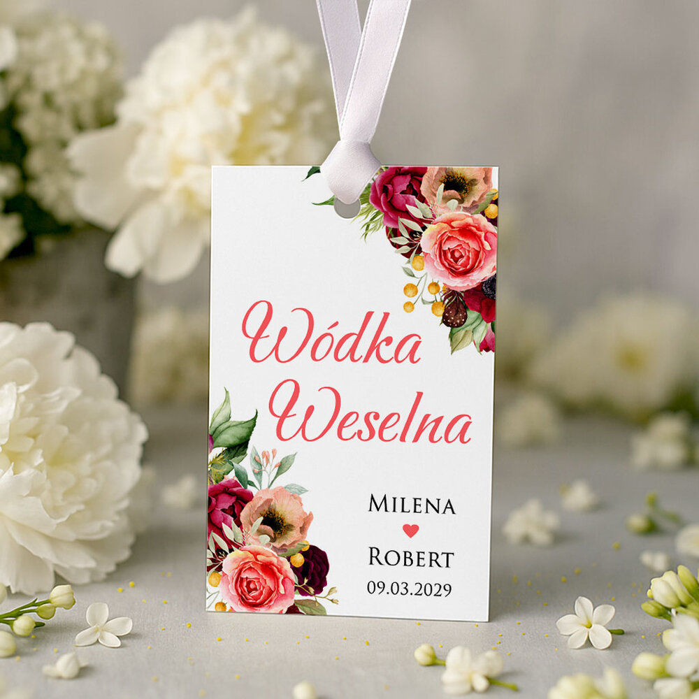 Zawieszki na alkohol 10szt - Oliwia