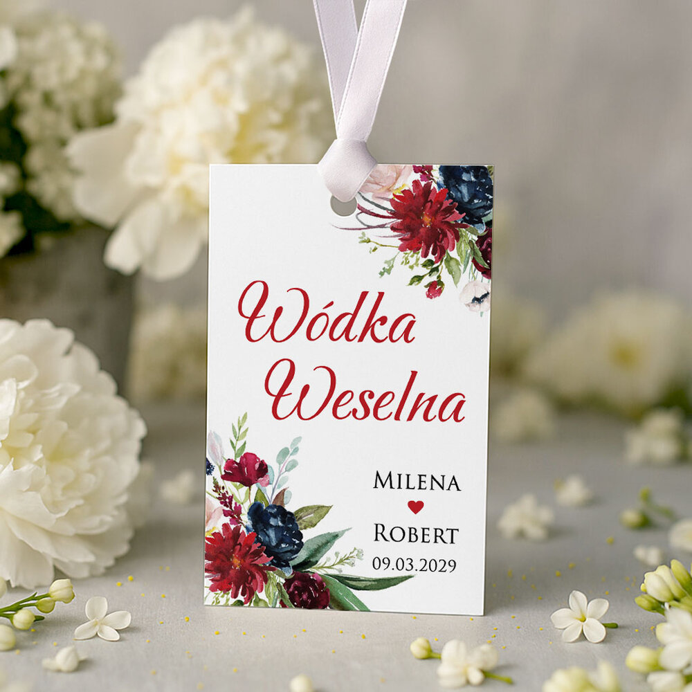 Zawieszki na alkohol 10szt - Oliwia