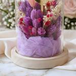 Podziękowanie dla rodziców w kloszu z suszem