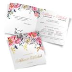 Złocone zaproszenia Ślubne Elza9